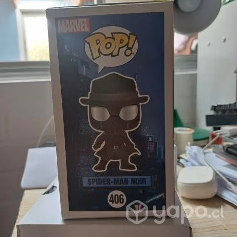 Figura Kunko Pop- Spiderman- Spider Man Noir (406) - Imagen 3