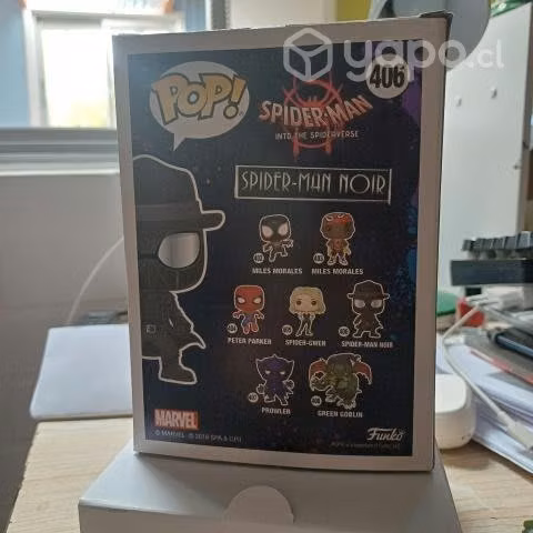 Figura Kunko Pop- Spiderman- Spider Man Noir (406) - Imagen 4