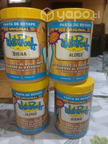 Pasta de retape variedad colores