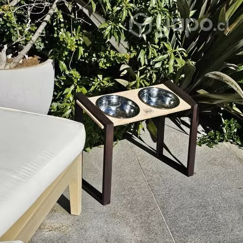 Comedero en Altura de Madera - Perro Grande 40CM