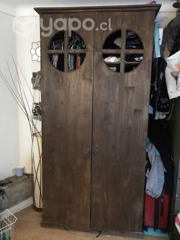 Closet ropero vintage madera sólida