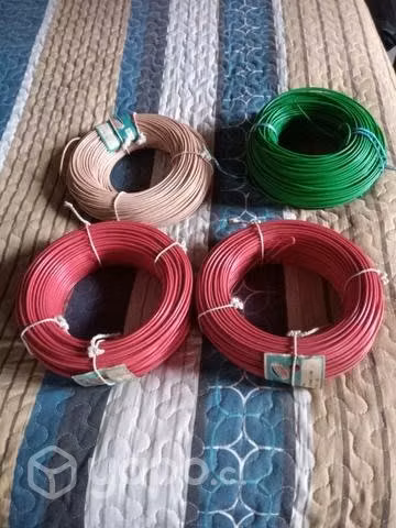 Cable eléctrico 100 metros cada uno