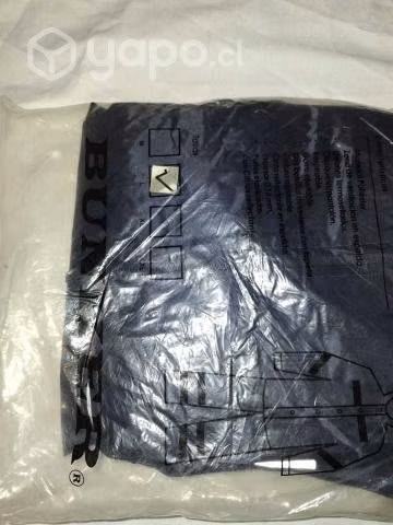 Traje de agua ejecutivo azul con cinta reflactante