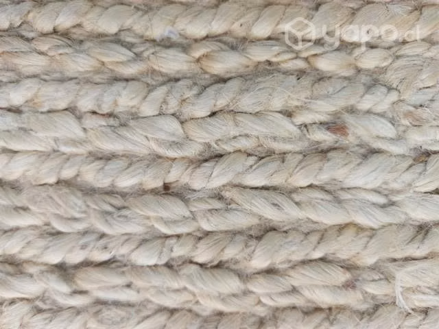 Alfombra usada fibras naturales
