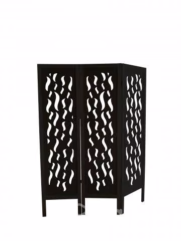 Biombo Separador de Ambiente Patrón Onda De Fuego