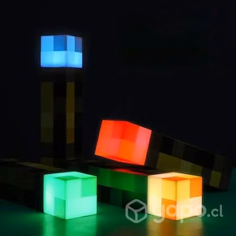 Lámpara de minecraft