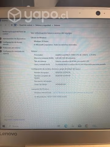 Notebook Lenovo ideapad 510s i5