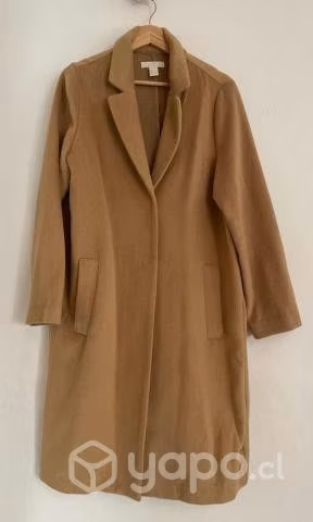 Abrigo largo color camel HyM