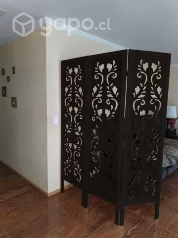 Biombo Separador de Ambiente Patrón Floral