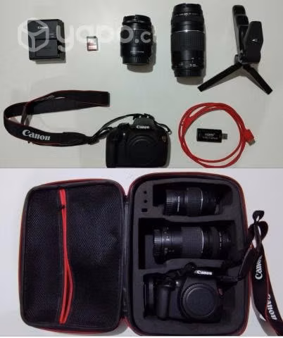 Camara Canon eos T5 + 2 lentes