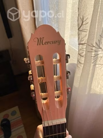 Guitarra Acústica Rosada