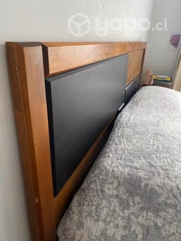 Respaldo cama king, impecable