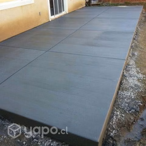 Construccion de radier y losas de hormigón