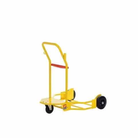 Carro con 3 ruedas para bidon de 180-220kg