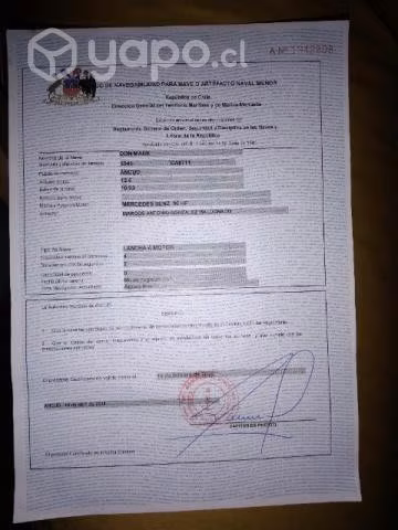 Embarcación artesanal