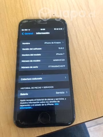 Se vende o permuta iPhone 7 de 32 gb