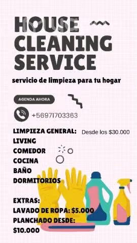 Servicio de limpieza para tu hogar