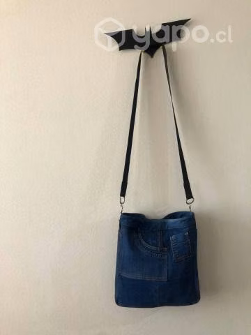 Bolsos tipo cartera o bandoleras jeans mezclilla