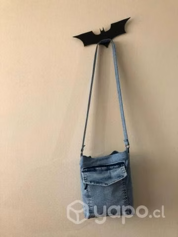 Bolsos tipo cartera o bandoleras jeans mezclilla