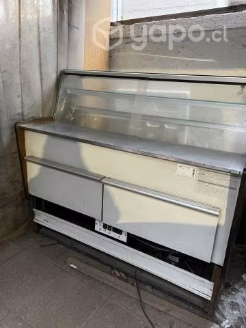 Vitrina pasteles y de helados