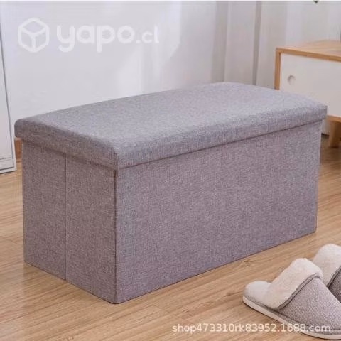 Puff Silla Rectangular Organizador Plegable - Imagen 3