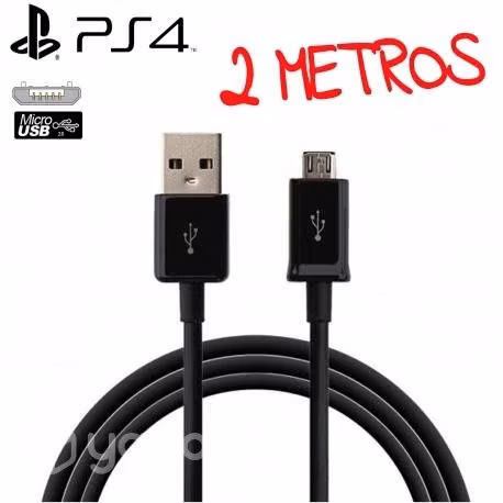 Cable de Carga Para Control PS4 3 Metros