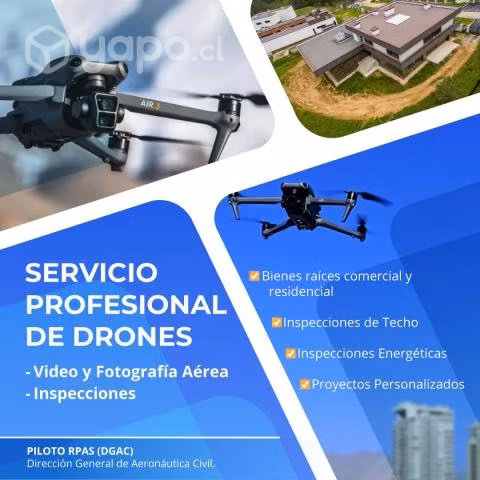 Dron con piloto DGAC. DJI Mavic 3