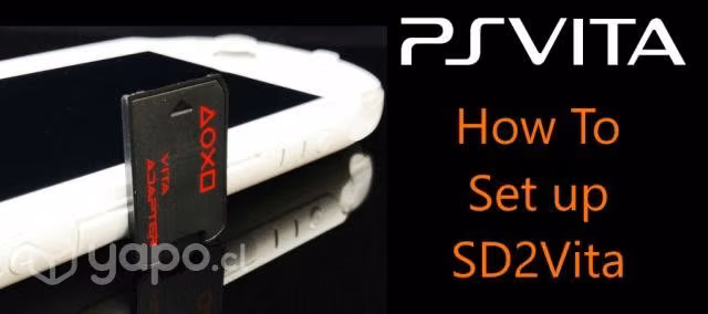 Adaptador psvita a micro sd sd2vita henkaku Nuevo