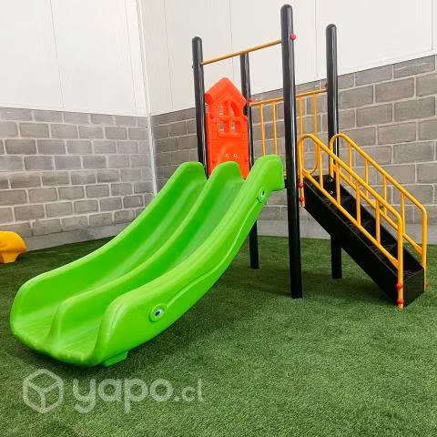 Estación Doble Tobogán Infantil para Exterior