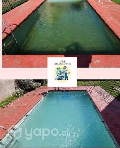 Manteciones de piscina y pinturas
