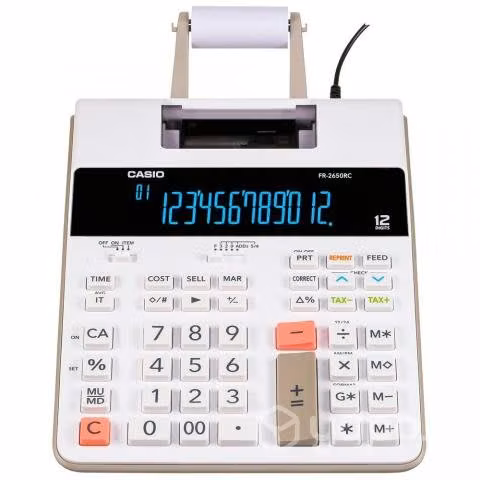 Calculadora casio fr2650 rollo papel nuevas