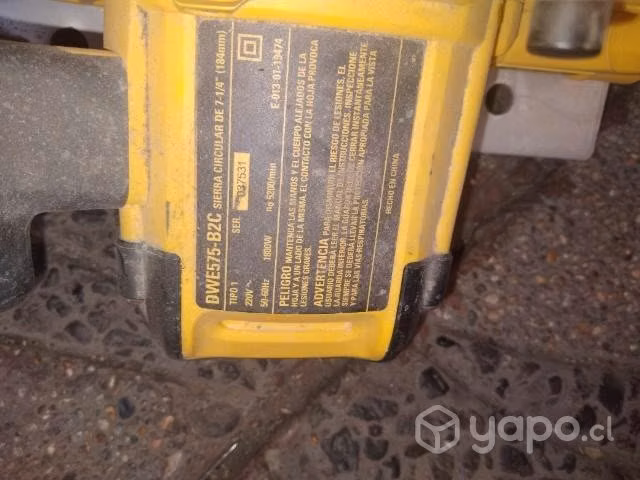 Sierra circular DeWalt precio conversable