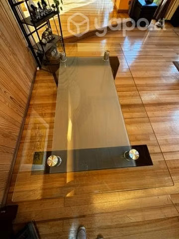 Mesa comedor de vidrio