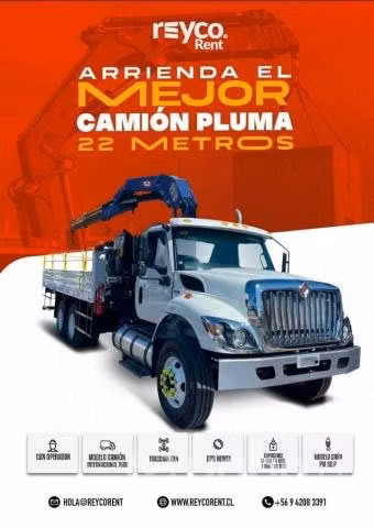 Arriendo de camion grua y camionetas 4x4