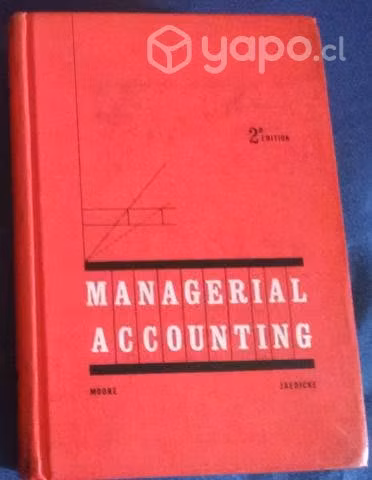 Libro en Inglés: Managerial Accounting, Carl L. Mo