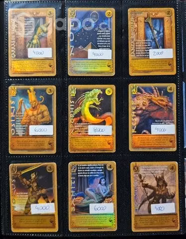 Cartas mitos y leyendas