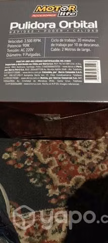 Pulidora para auto