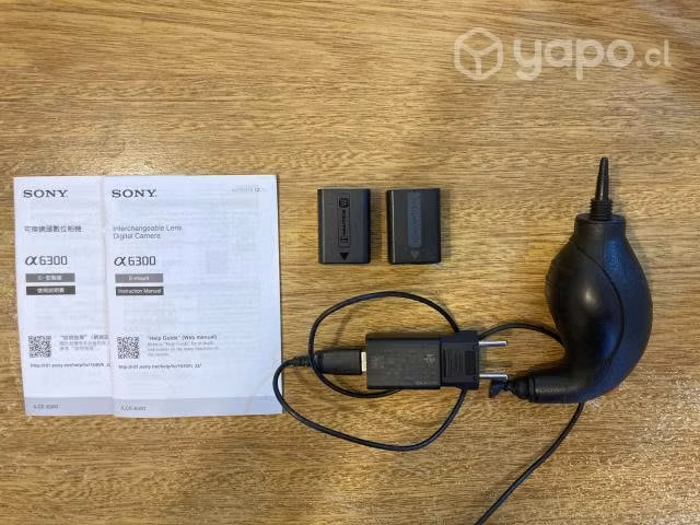 Cámara Sony a6300 4K + Tripode Magnus + Mochila