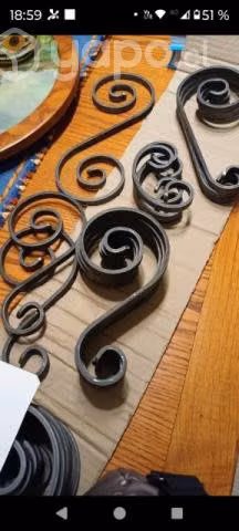 Figuras de fierro forjado