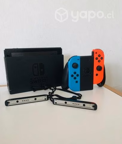 Pack Nintendo switch+2 controles+256 GB+extras