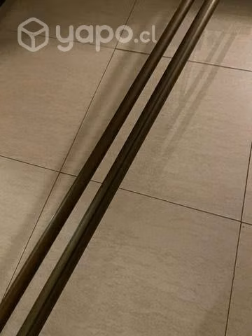 Set de barras para cortinas + soportes - Imagen 2