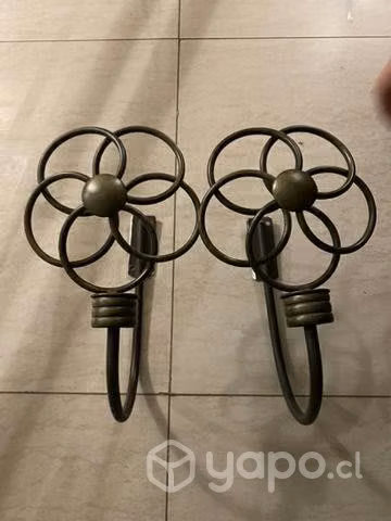 Set de barras para cortinas + soportes - Imagen 3