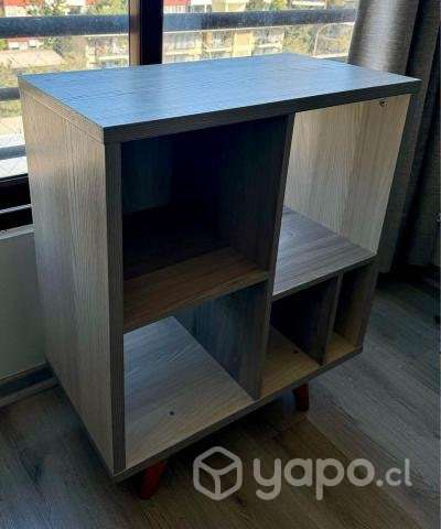 Mueble para tocadiscos,Vinilos y libros como nuevo - Imagen 3