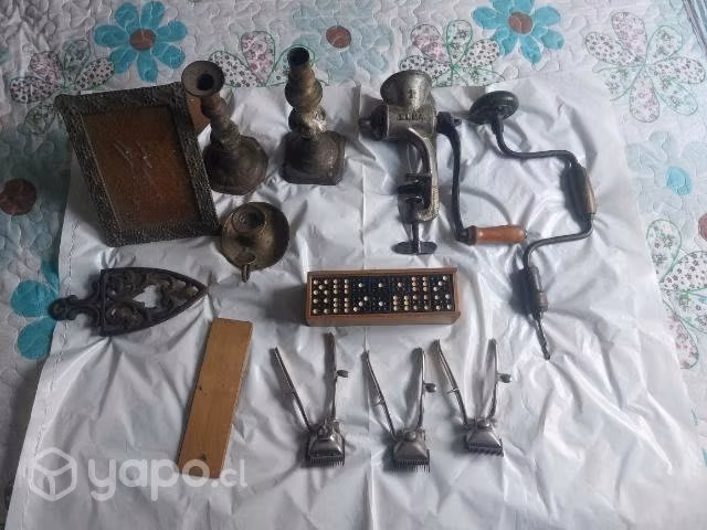 Antigüedades varias por lote - Imagen 4