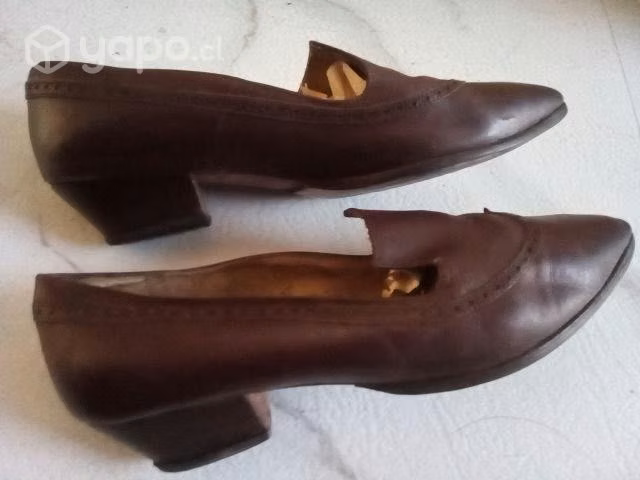 Zapatos dama de cuero