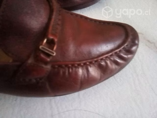 Mocasin dama cuero natural - Imagen 2