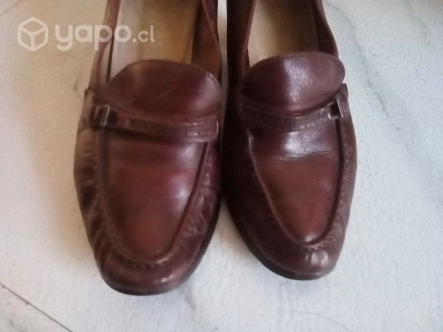 Mocasin dama cuero natural - Imagen 3