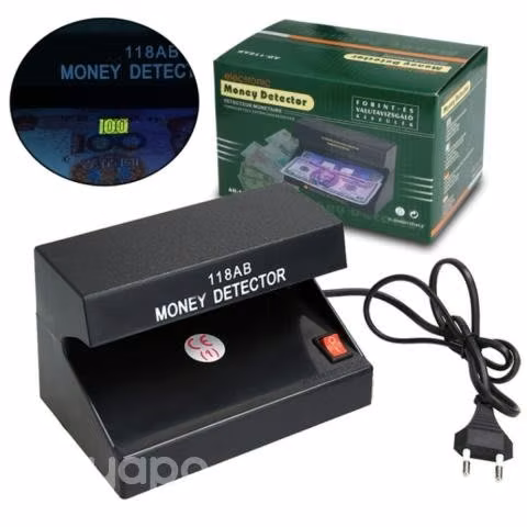 Maquina Detectora Billetes Falsos con Luz Uv