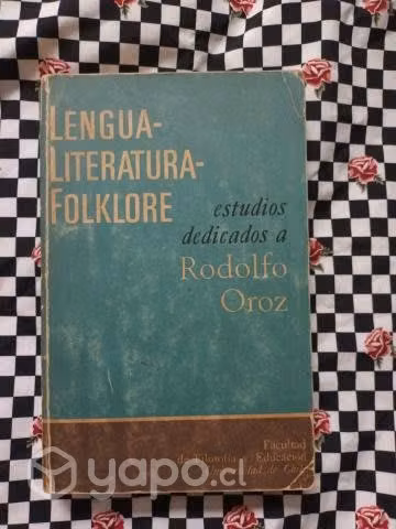 Lengua, Literatura Folklore, Rodolfo Oroz