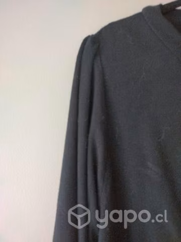 Vestido negro y diseño en seda-algodón - Imagen 6